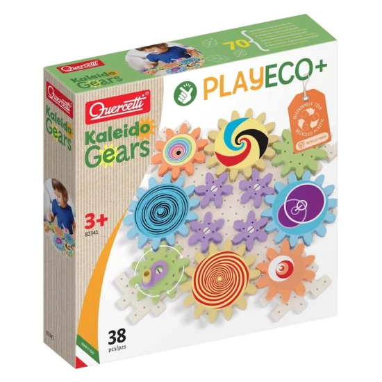 Quercetti Kaleido Gears Play Eco Tandwielenset 38Dlg.