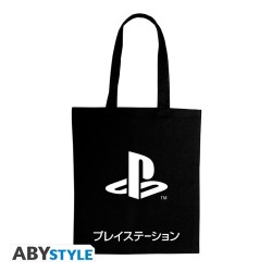 Playstation - Tote Bag - Black Katakana