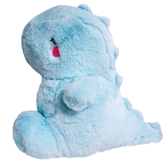 Pluche Fluffy Dino - Blue