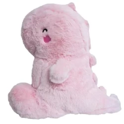 Pluche Fluffy Dino - Pink