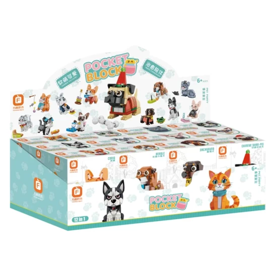 Forange Pocket Block Schattige Dieren