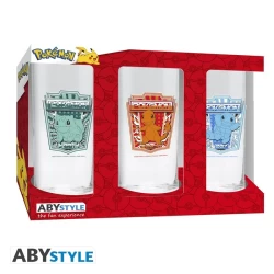Pokemon - 3 Glass Set X2 Pokemon - 3 Glass Set X2