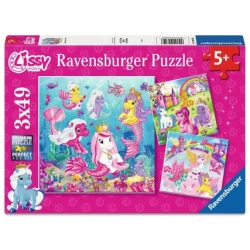 Puzzels Voor Kinderen 3X49 Stukken - Lissy Pony - Magische Werelden Puzzels Voor Kinderen 3X49 Stukken - Lissy Pony - Magische Werelden