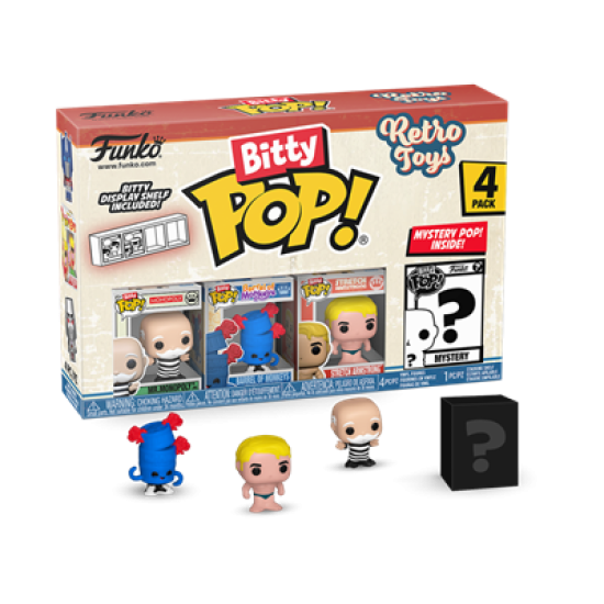 Funko Bitty Pop! Retro Toys - Mr. Monopoly 4Pk
