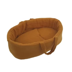 Poppendraagmand Ochre Mousseline