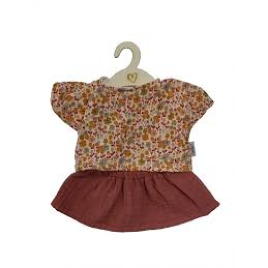Poppenrok En -Shirt Blush Happy Flower