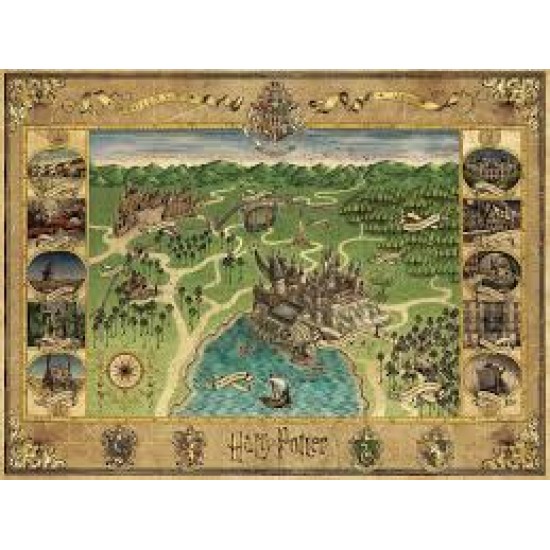 Harry Potter – Hogwarts Map (1500)