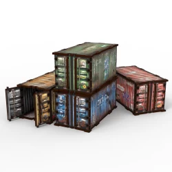 Pre-Painted Wtc Container (Pack X4)