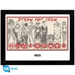 One Piece - Framed Print Straw Hat Crew (30X40) X2 One Piece - Framed Print Straw Hat Crew (30X40) X2