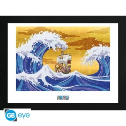 One Piece - Framed Print Thousand Sunny (30X40) X2 One Piece - Framed Print Thousand Sunny (30X40) X2