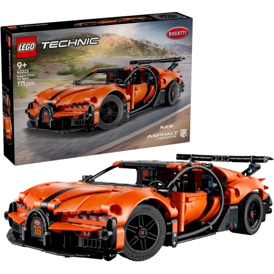 Lego Technic 42222 Bugatti Chiron Pur Sport Hyperca