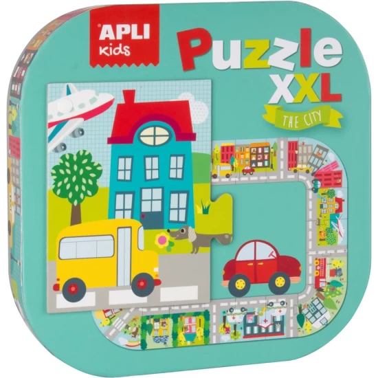 Apli - Stad Xxl Puzzel 20-Delig 145Mm (90X68Cm) Apli - Stad Xxl Puzzel 20-Delig 145Mm (90X68Cm)