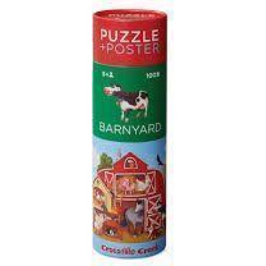 100 Pc Puzzle & Poster/Barnyard