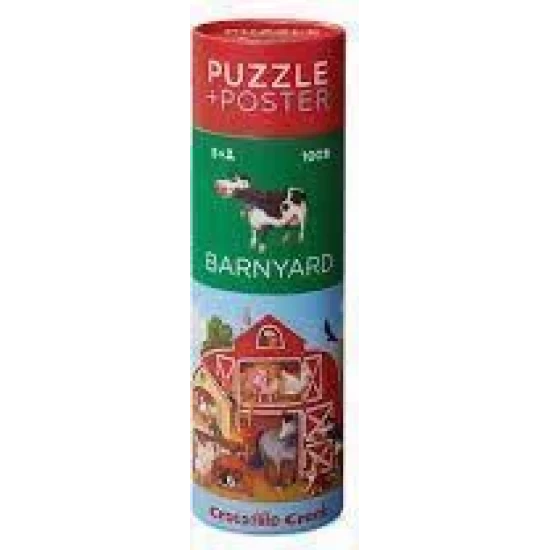 100 Pc Puzzle & Poster/Barnyard