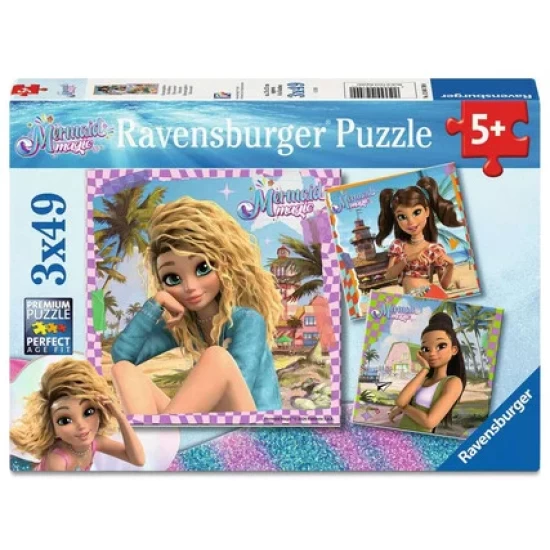 Puzzels Voor Kinderen 3X49 Stukken - Pz Zeemeermin Magie 3X49P Puzzels Voor Kinderen 3X49 Stukken - Pz Zeemeermin Magie 3X49P