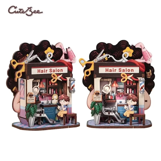 Cutebee Diy Huisje Talebox Corner-Barber Shop Cwga112 925295Cm