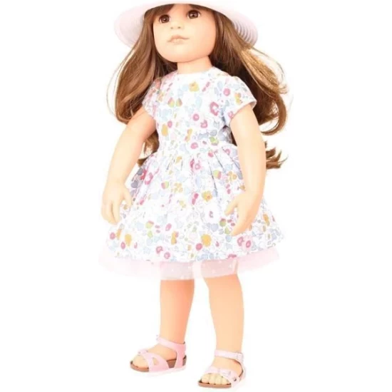 Hannah Summertime Bruin Haar Bruine Ogen 50 Cm (Inhoud: 7-Delig) Hannah Summertime Bruin Haar Bruine Ogen 50 Cm (Inhoud: 7-Delig)