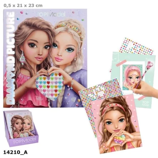 Topmodel Create Your Diamond Picture Stickerboek
