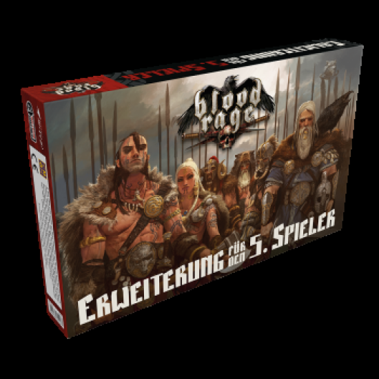 Blood Rage - 5Th Player Expansion (Erweiterung Fur Den 5. Spieler) Erweiterung - De/En/Es/Fr/It/Pl