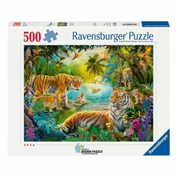 Tiger Family In The Oasis (500)