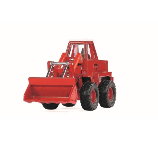 Siku Kramer 411 Wiellader Speelgoed Voor Kinderen 1:50 Metaal/Kunststof Rood Schep En Laadarm Beweegbaar Rubberen Banden Met Grof Profiel