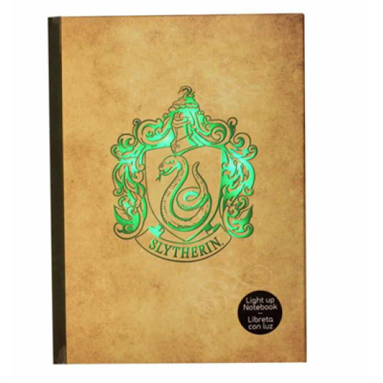 Harry Potter: Slytherin Notebook With Light