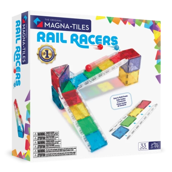 Magna-Tiles - Rail Racers 33-Piece Set