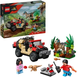 Lego Jurassic World 76972 Raptor: Terreinwagenachtervolging Lego Jurassic World 76972 Raptor: Terreinwagenachtervolging