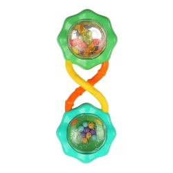 Rattle & Shake Barbell Toy - Green Rattle & Shake Barbell Toy - Green