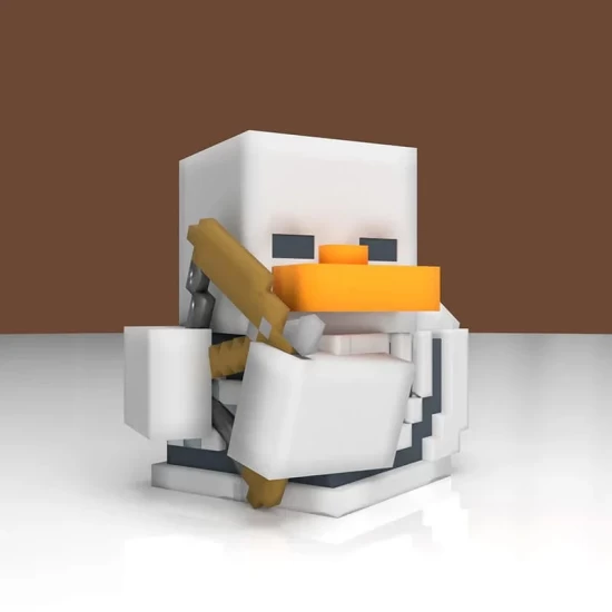 Minecraft Tubbz Pvc Figure Skeleton 1St Edition 10 Cm