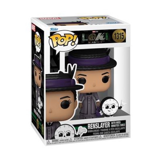 Loki Pop! Vinyl Figure Renslayer With Miss Minutes 9 Cm