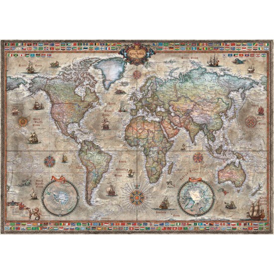 Puzzel Retro World 1000 Heye 29871 Puzzel Retro World 1000 Heye 29871