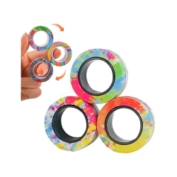Magnetic Rings Stim Toy Fidget Magnetic Rings Stim Toy Fidget