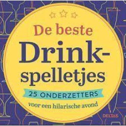 De Beste Drinkspelletjes - 25 Onderzetters De Beste Drinkspelletjes - 25 Onderzetters