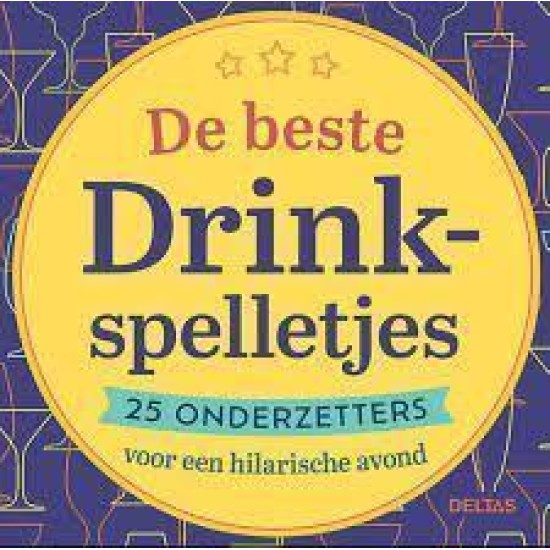 De Beste Drinkspelletjes - 25 Onderzetters