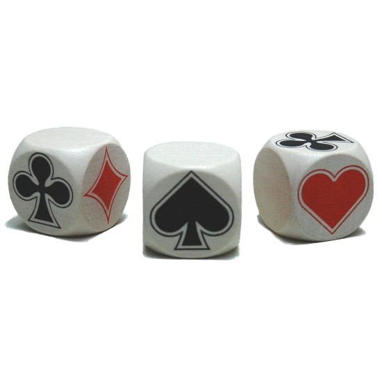 Klaverjas-Troeftrekker Hout 30 Mm.