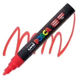 Posca Verfmarker (Conisch) Medium: Fluo Rood Posca Verfmarker (Conisch) Medium: Fluo Rood