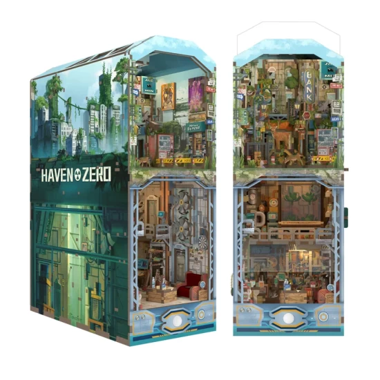 Tonecheer Diy Book Nook Haven Zero Bookend Tq132 263X19X10Cm