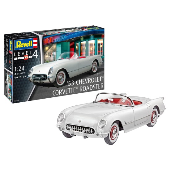 1953 Corvette Roadster  Revell Modelbouwpakket
