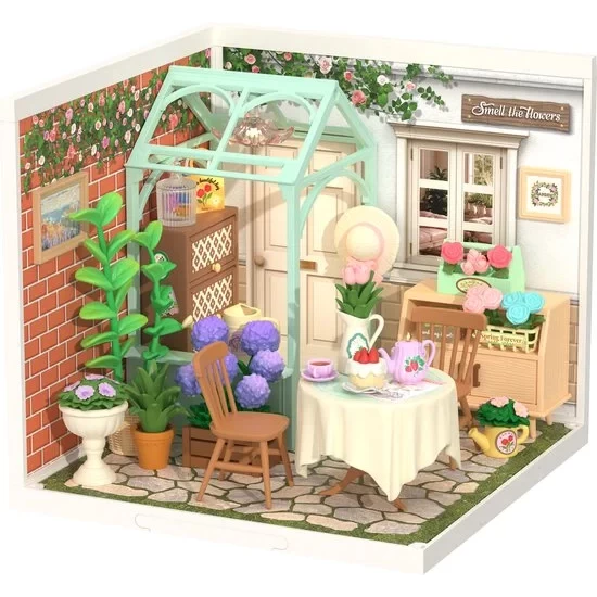 Robotime Blooming Tea Garden Robotime Blooming Tea Garden