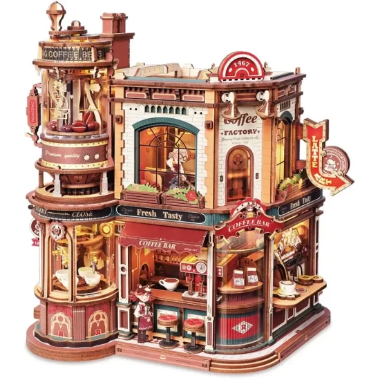 Robotime Dream Coffee Factory Robotime Dream Coffee Factory