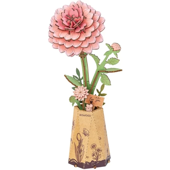 Robotime Pink Dahlia Robotime Pink Dahlia