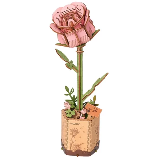 Robotime Pink Rose Robotime Pink Rose