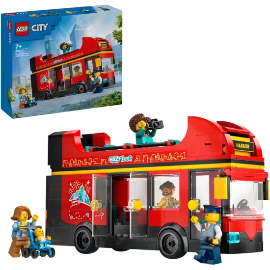 Lego City 60407 Toeristische Rode Dubbeldekker