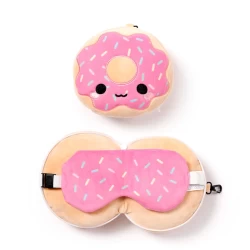 Relaxeazzz Adorasnacks Donut Rond Reiskussen & Slaapmasker Relaxeazzz Adorasnacks Donut Rond Reiskussen & Slaapmasker