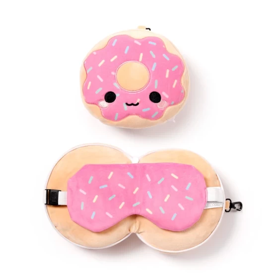 Relaxeazzz Adorasnacks Donut Rond Reiskussen & Slaapmasker