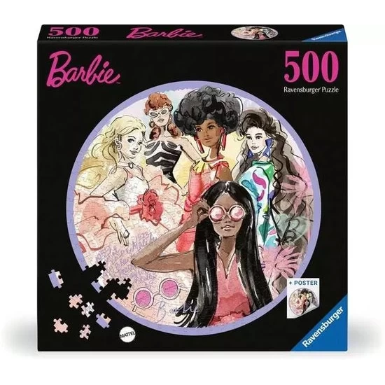 Round Puzzle – Barbie (500)