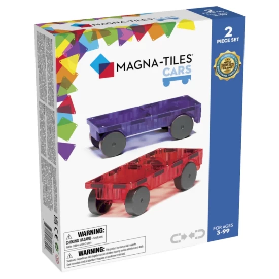 16022Pr - Magna-Tiles Cars 2 Piece Uitbreidingsset 16022Pr - Magna-Tiles Cars 2 Piece Uitbreidingsset