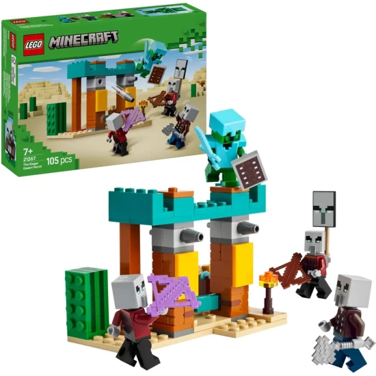 Lego Minecraft 21267 De Illagers In De Woestijn