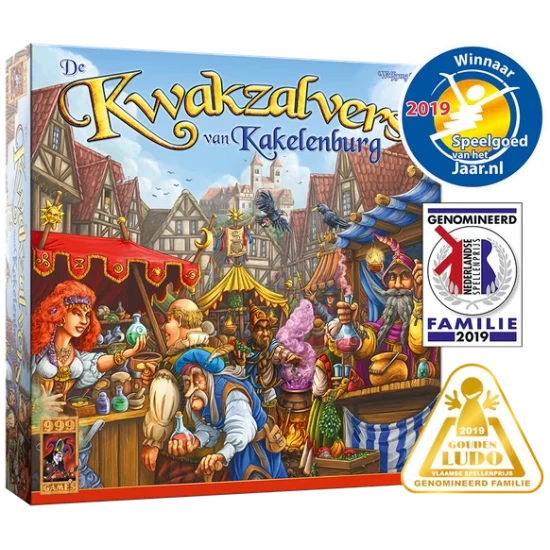 De Kwakzalvers Van Kakelenburg - Bordspel De Kwakzalvers Van Kakelenburg - Bordspel